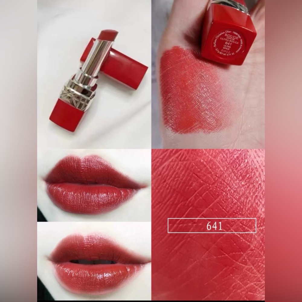 NWOT  Rouge Dior Ultra Rouge Lipstick - 641 Ultra Spice - 0.11 oz Lipstick